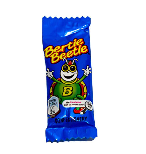 Bertie Beetle Showbag includes 13 chocolates