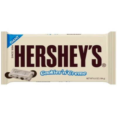 Hersheys Cookies & Cream GIANT BAR USA Treats