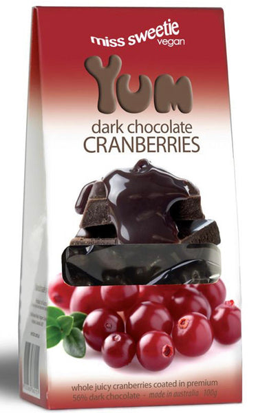 Miss Sweetie Dark Chocolate Cranberries