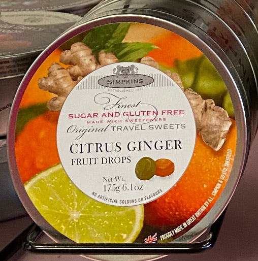 Travel Sweets Citrus Ginger SF GF