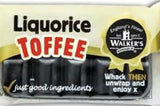 Walkers Toffee Block - Liquorice/Licorice Toffee (100g Block)