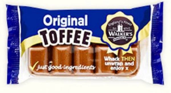 Walkers Toffee Block - ORIGINAL Toffee (100g Block)