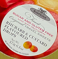 Travel Sweets Rhubarb & Custard SF GF