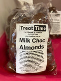 Dark or Milk Chocolate Almonds AU Made
