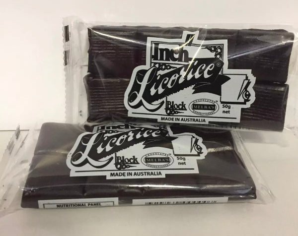 Licorice Block x2 - Old Fashioned Licorice Squares