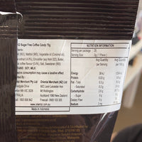 Kopiko sugar free coffee candy